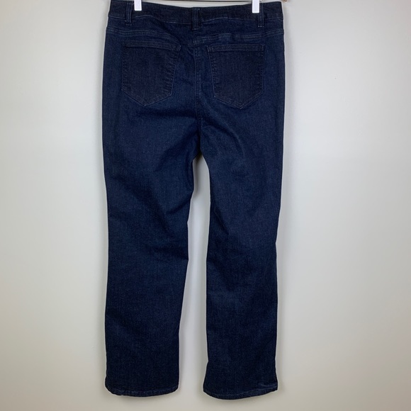 Appleseed's Dark Wash Straight Leg Jeans - 10 - Picture 4 of 5